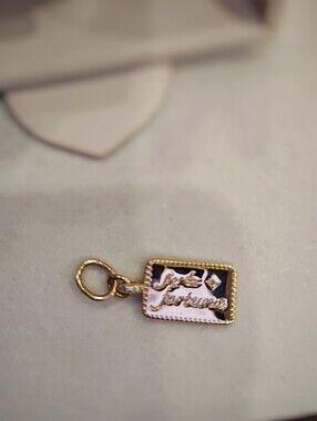 Melanie Auld Taglia Pendant Gold Vermeil Forte Fortuna Necklace Charm